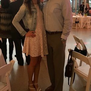 Pink short dress for special occasion